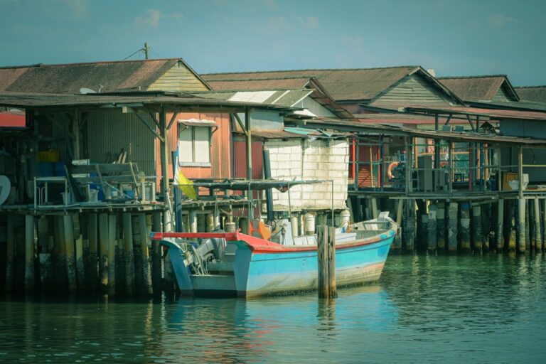 Maisons anciennes d un port de peche